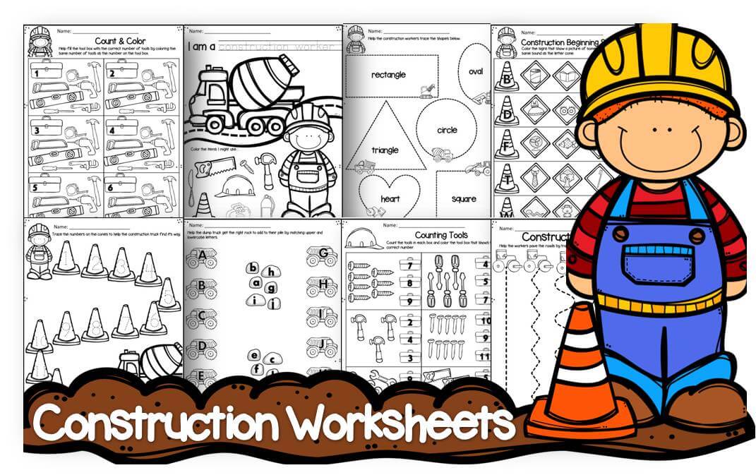 Free construction worksheets.