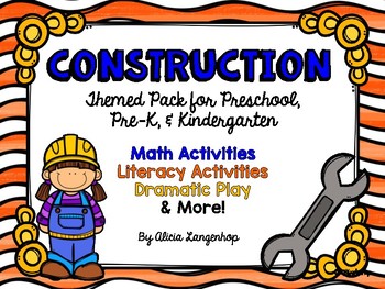 Tools and Machines Construction Theme Activity Pack