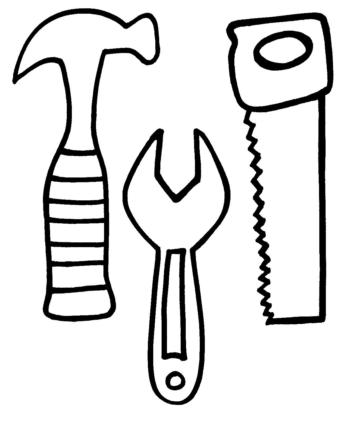 Construction Tools Coloring Pages