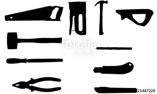 Construction Tools Silhouette, Construction Tools SVG