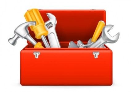 Tool Box With Tools Clipart