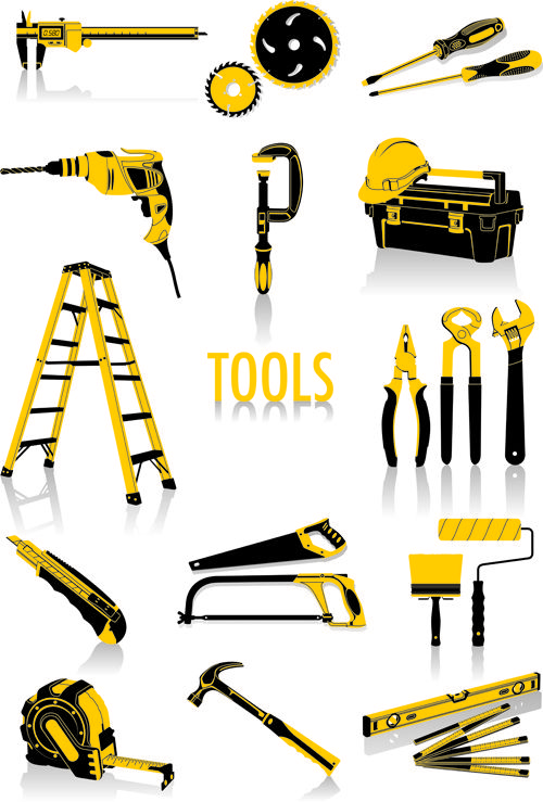 construction tools clipart vector