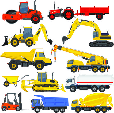 Construction vehicle clipart free vector download