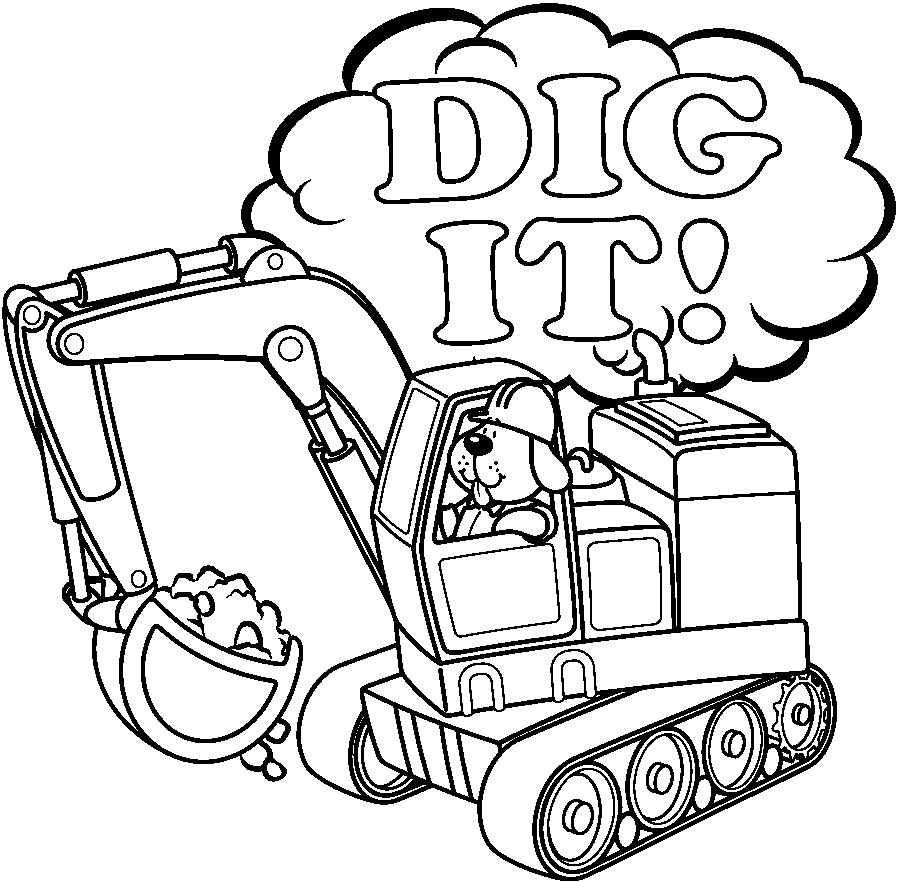 Construction clip art black and white