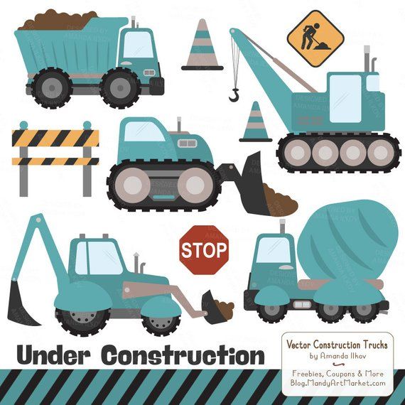 construction vehicle clipart graphic