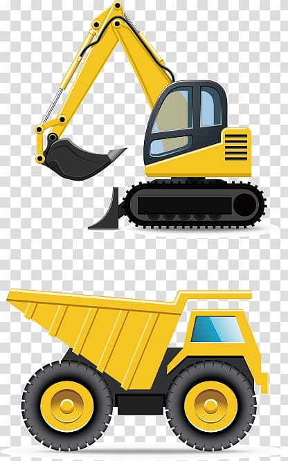 Forklift Scalable Graphics Icon, yellow excavator
