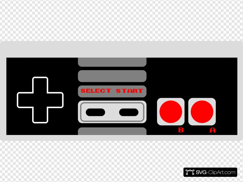 Nes Controller Clip art, Icon and SVG