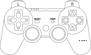 Playstation Controller Clip Art at Clker