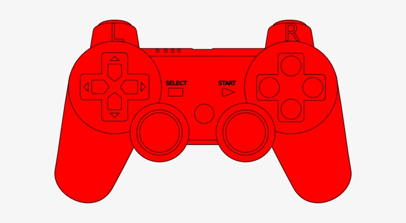 Ps3 controller red.