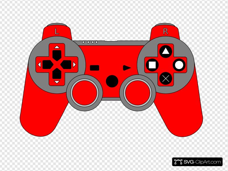controller clipart red