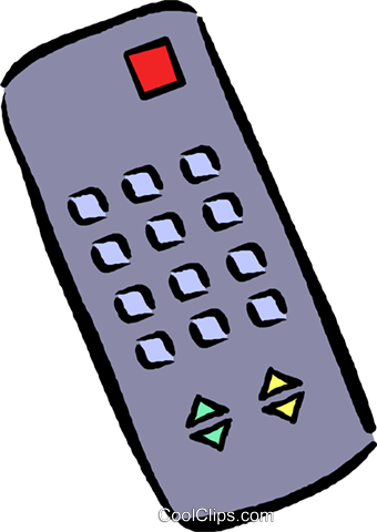 Remote control Royalty Free Vector Clip Art illustration