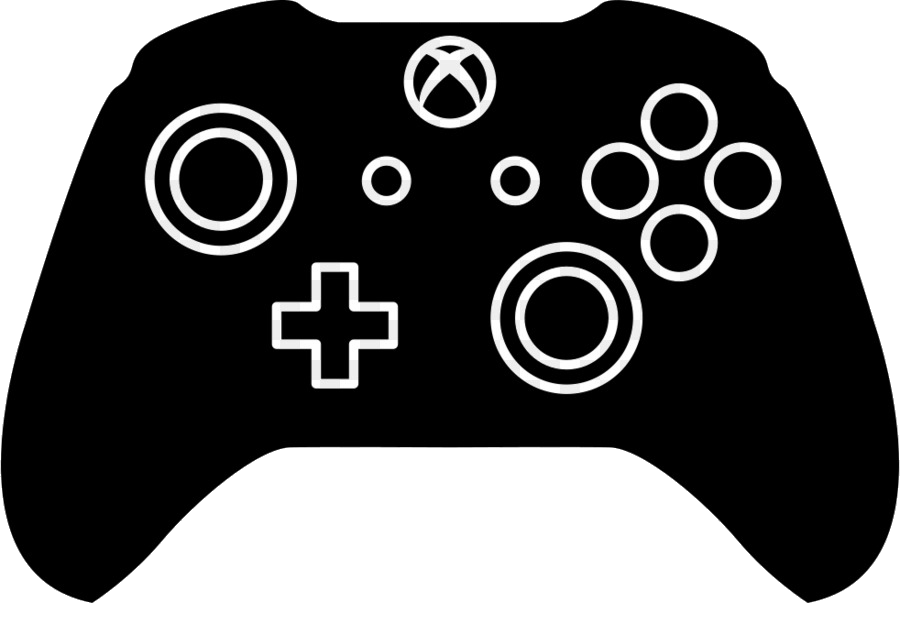 Xbox Controller Free Silhouette Clip Art Transparent Png