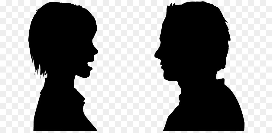 Conversation Silhouette png download