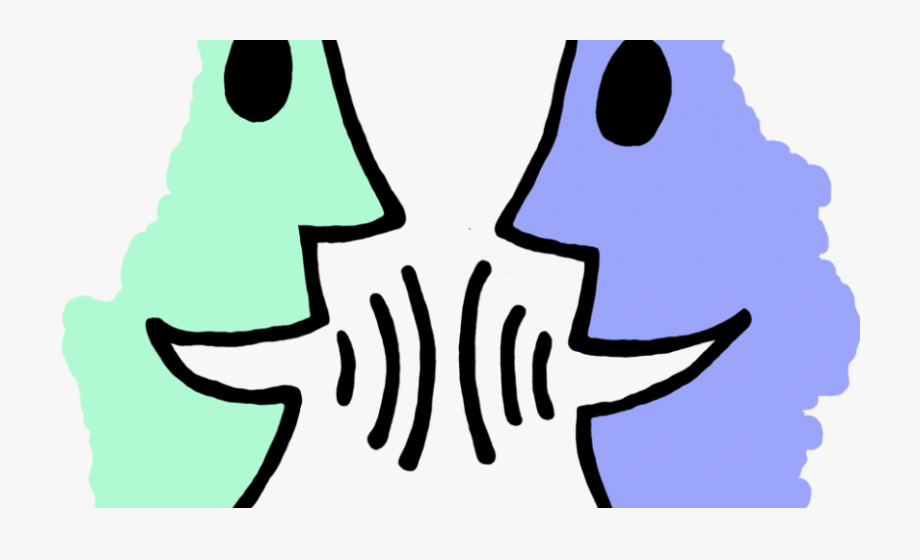 Two People In A Conversation