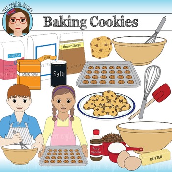 Baking cookies clip.