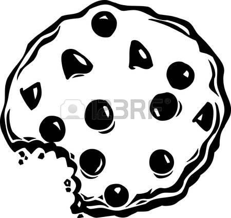 Cookie Clip Art Black And White