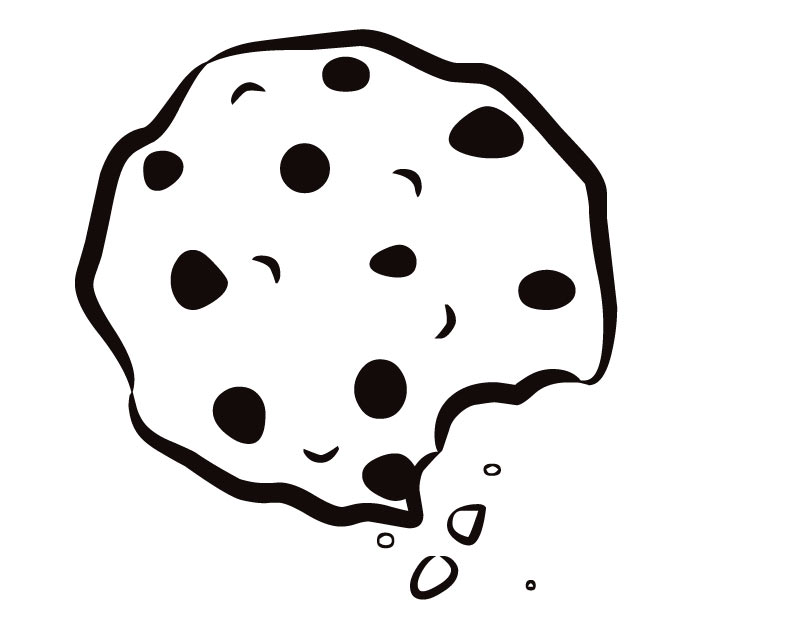 Free Black And White Cookie Clipart, Download Free Clip Art