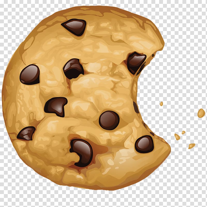 Bitten cookies illustration.