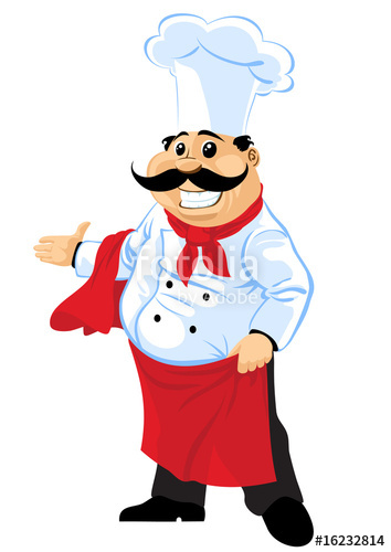 Fat Chef Clipart