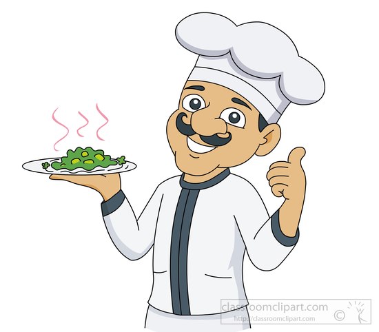 Cook clipart free.