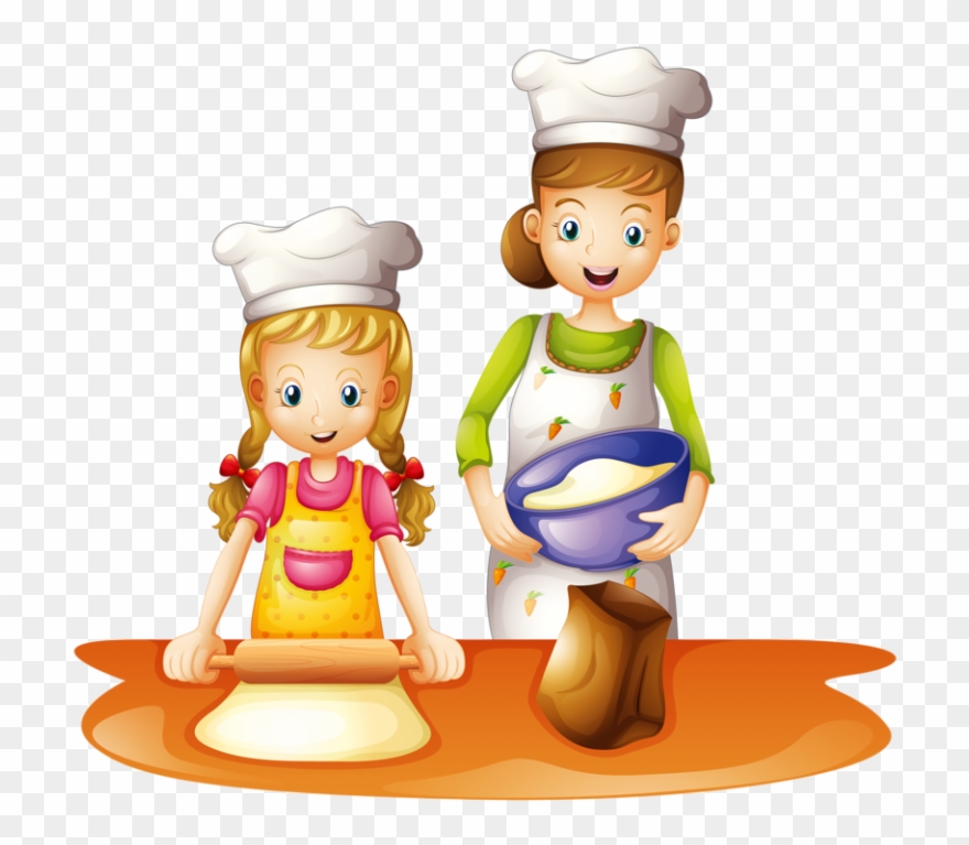 Kids cooking clip.