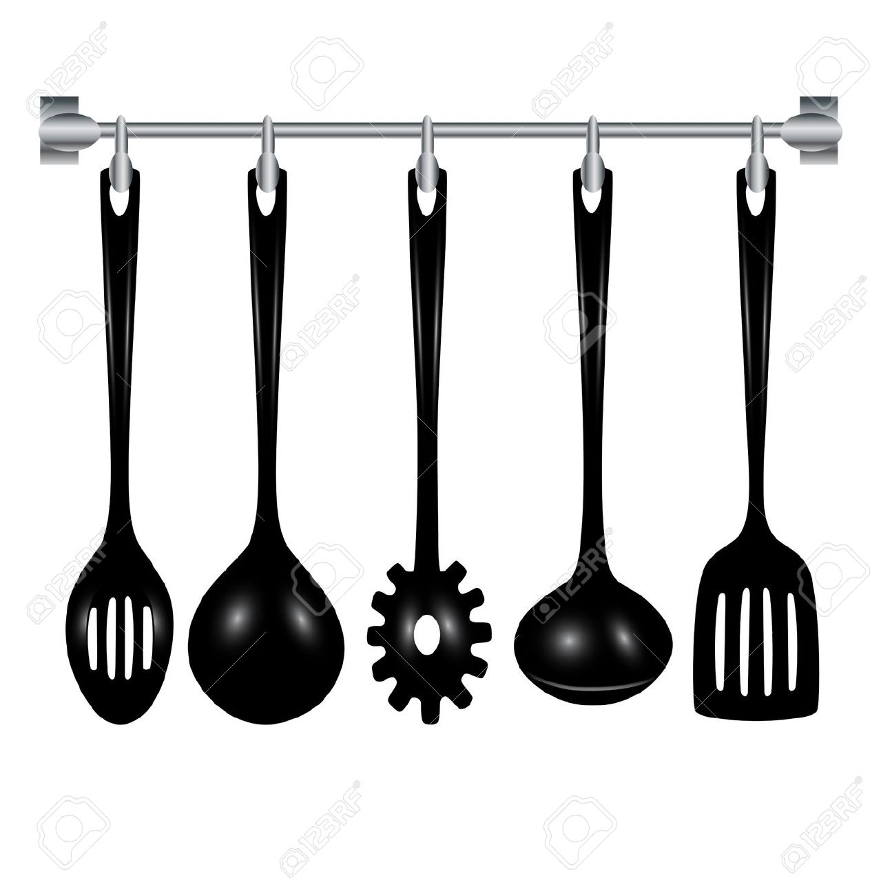 Cooking utensils clipart.