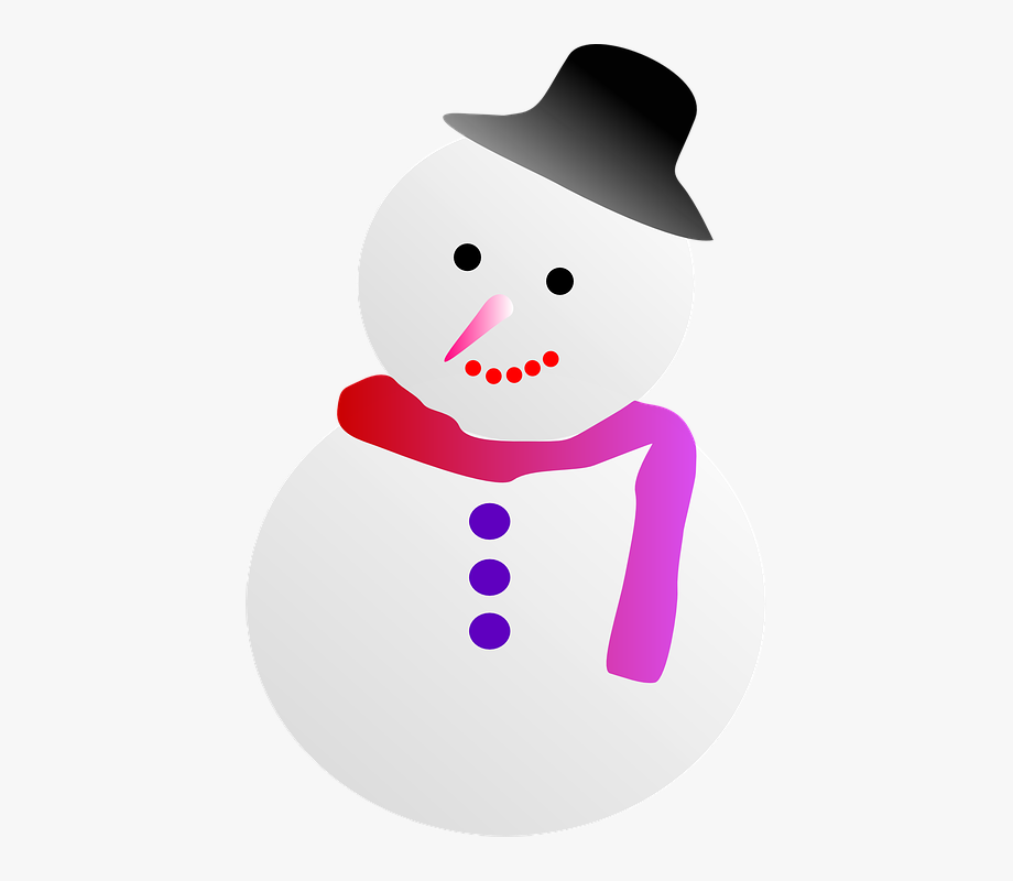 Simple Snowman Cliparts