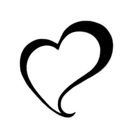 Heart shaped clipart.