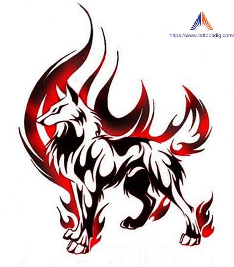 Wolf Tattoos Clipart cool