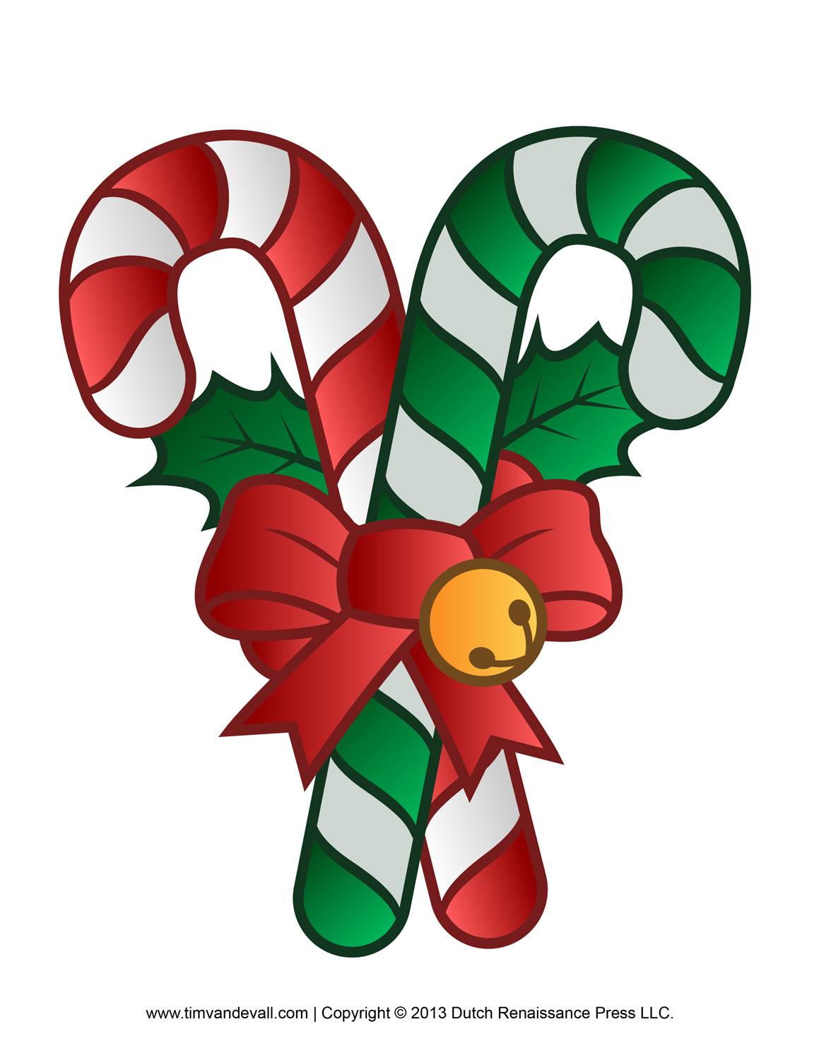 Free Candy Cane Template Printables Crafts