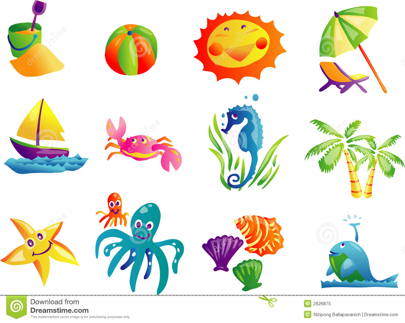 Free Summer Beach Cliparts, Download Free Clip Art, Free