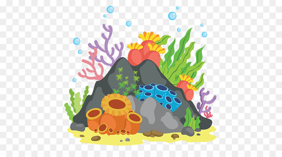 Coral reef background.