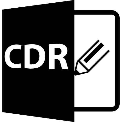 Cdr file format symbol Icons