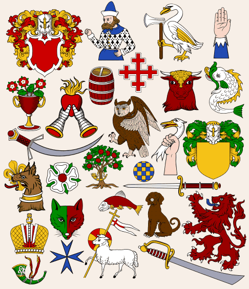 Armorial gold images.