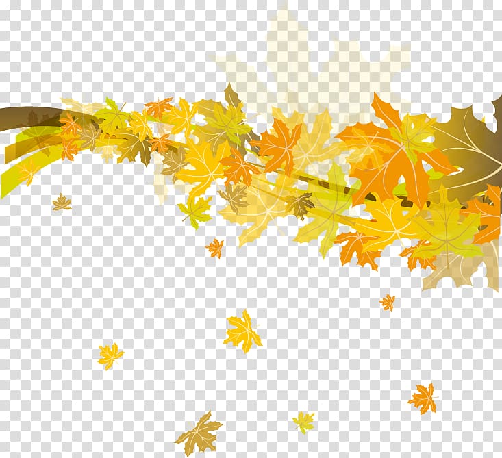 CorelDRAW Template, Beautiful autumn leaves leaves