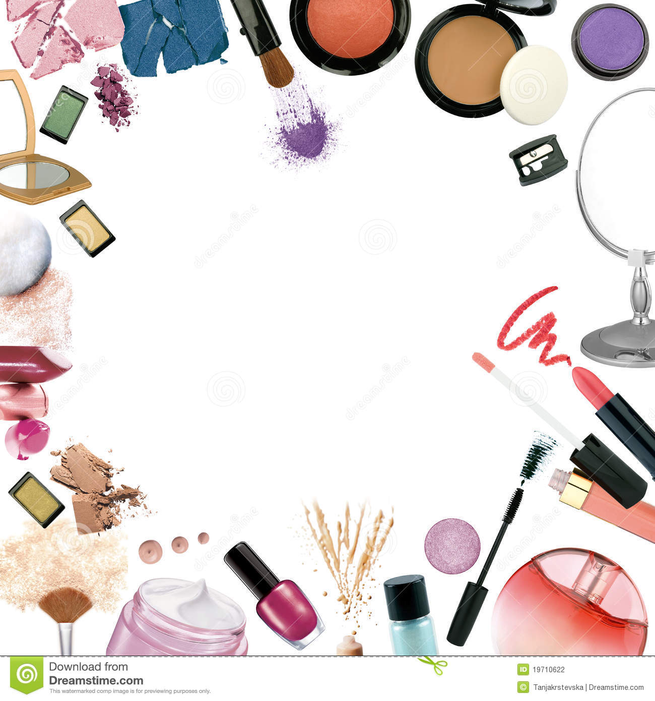 cosmetic clipart frame