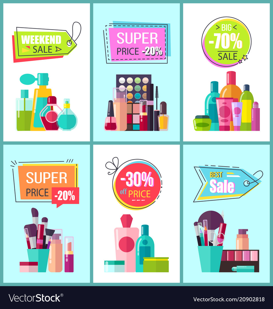 Super price for decorative and medical cosmetics