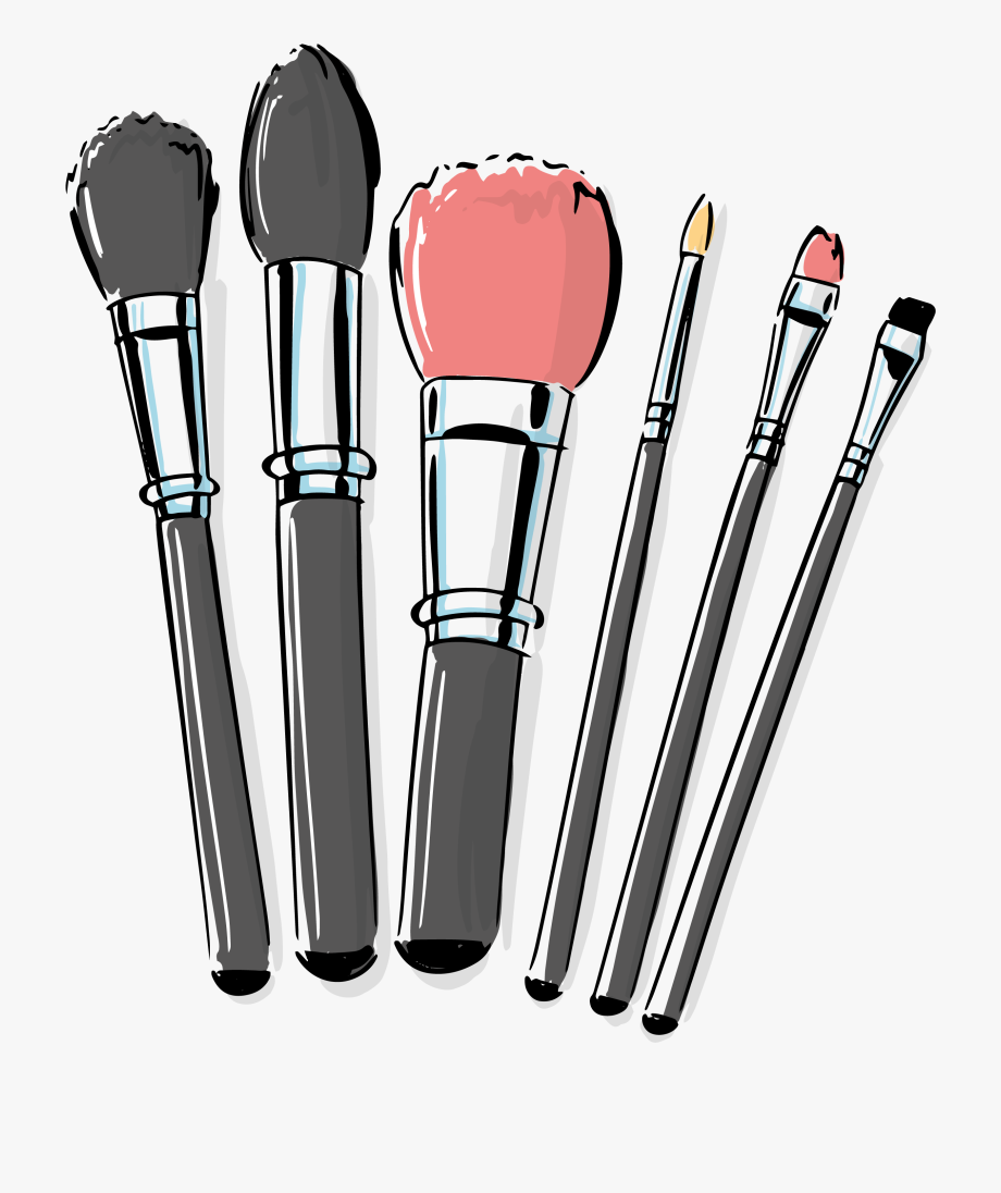 Cosmetic Vector Makeup Brush