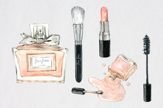 cosmetic clipart watercolor