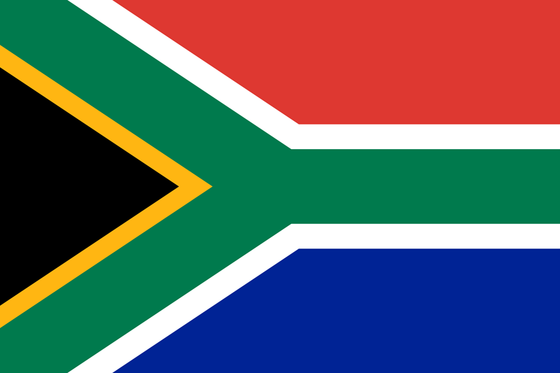 Flag of South Africa image and meaning South African flag