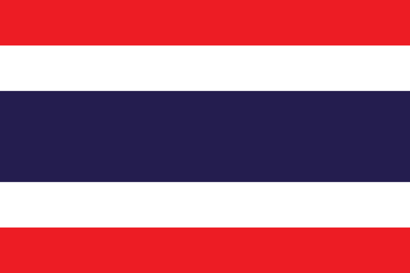 Flag of Thailand image and meaning Thai flag