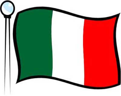 Italian flag images.