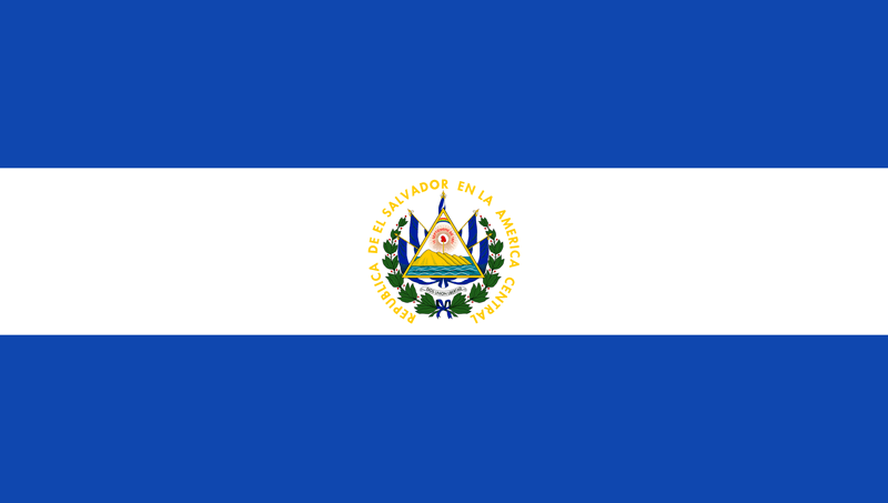 Flag of El Salvador image and meaning El Salvadoran flag