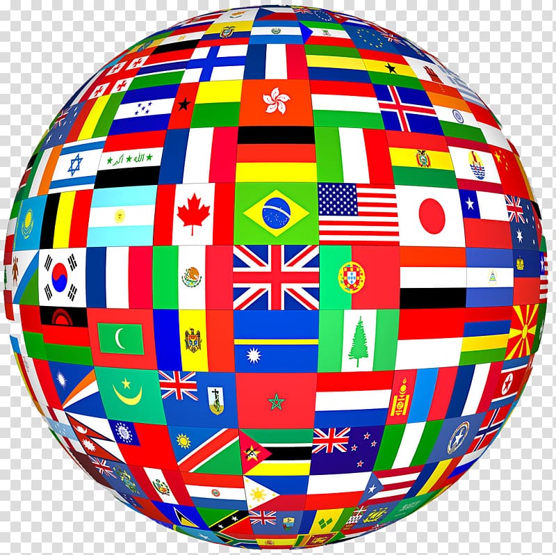 Round world flag , Flags of the World Globe World Flag
