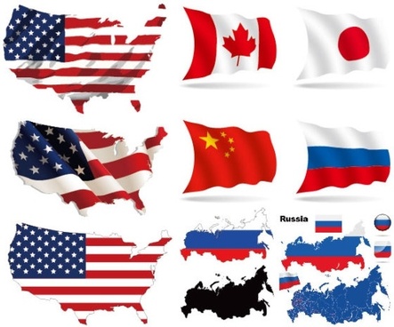 Country flags vector free vector download