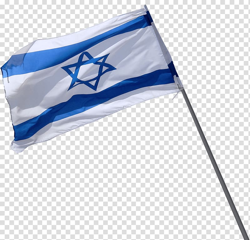 White and blue country flag, Of Israel Flag transparent