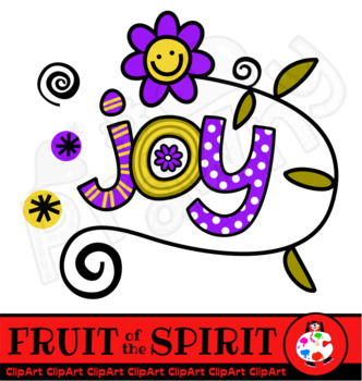 Fruit of the Spirit Text Clip Art