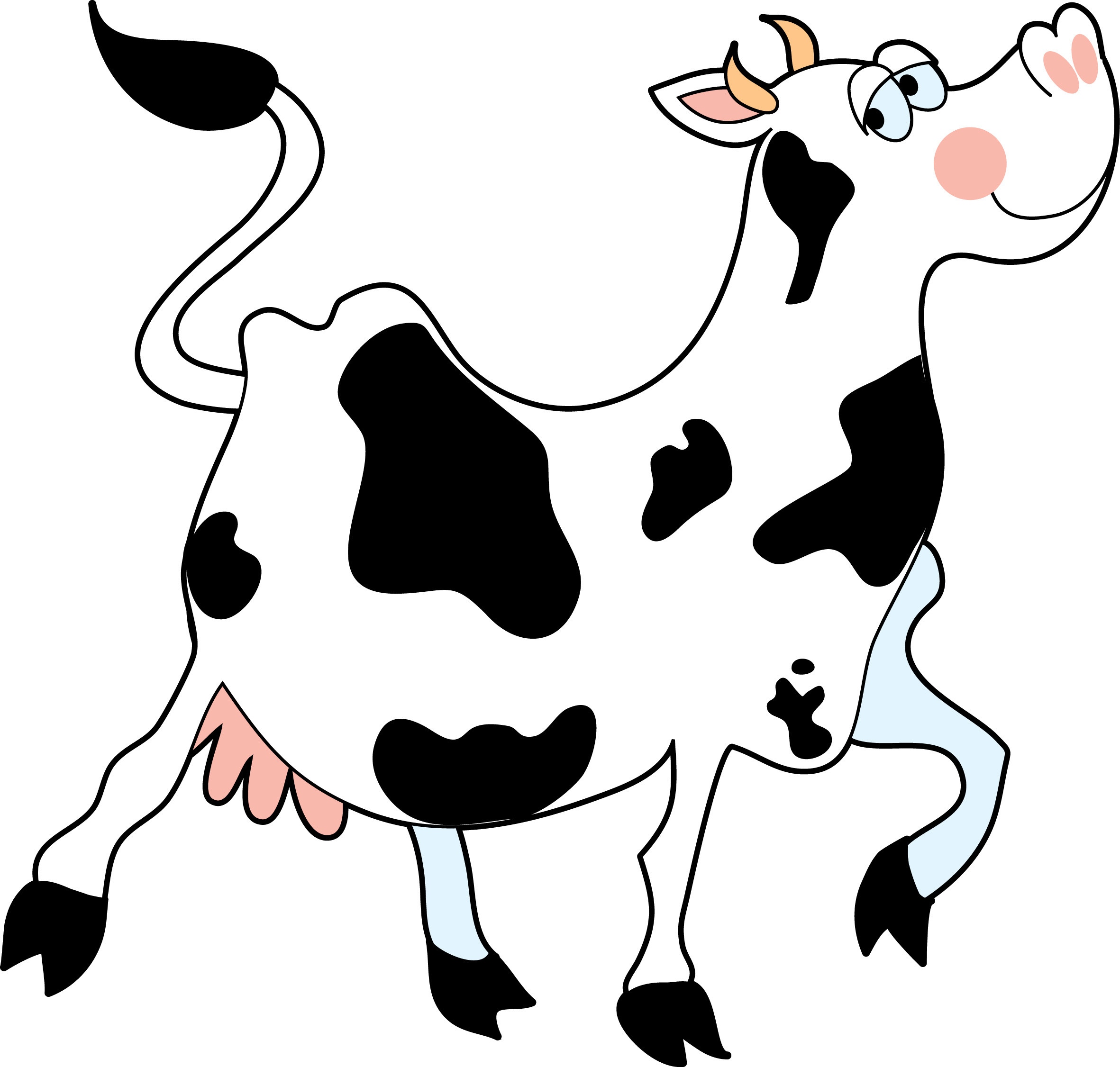 Free animated cow.