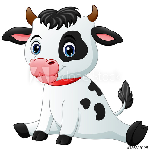 Cute baby cow.