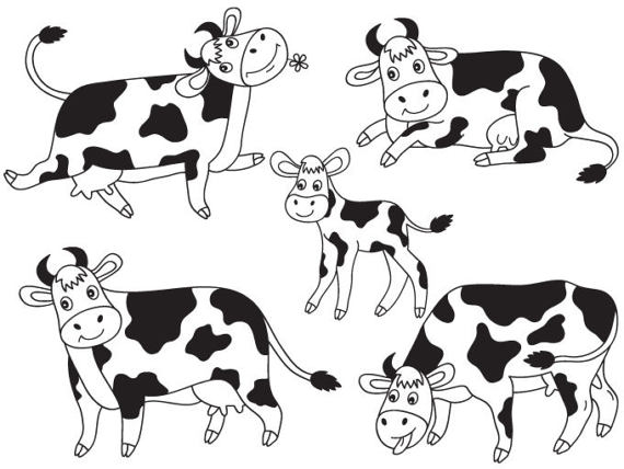 Cows clipart free.
